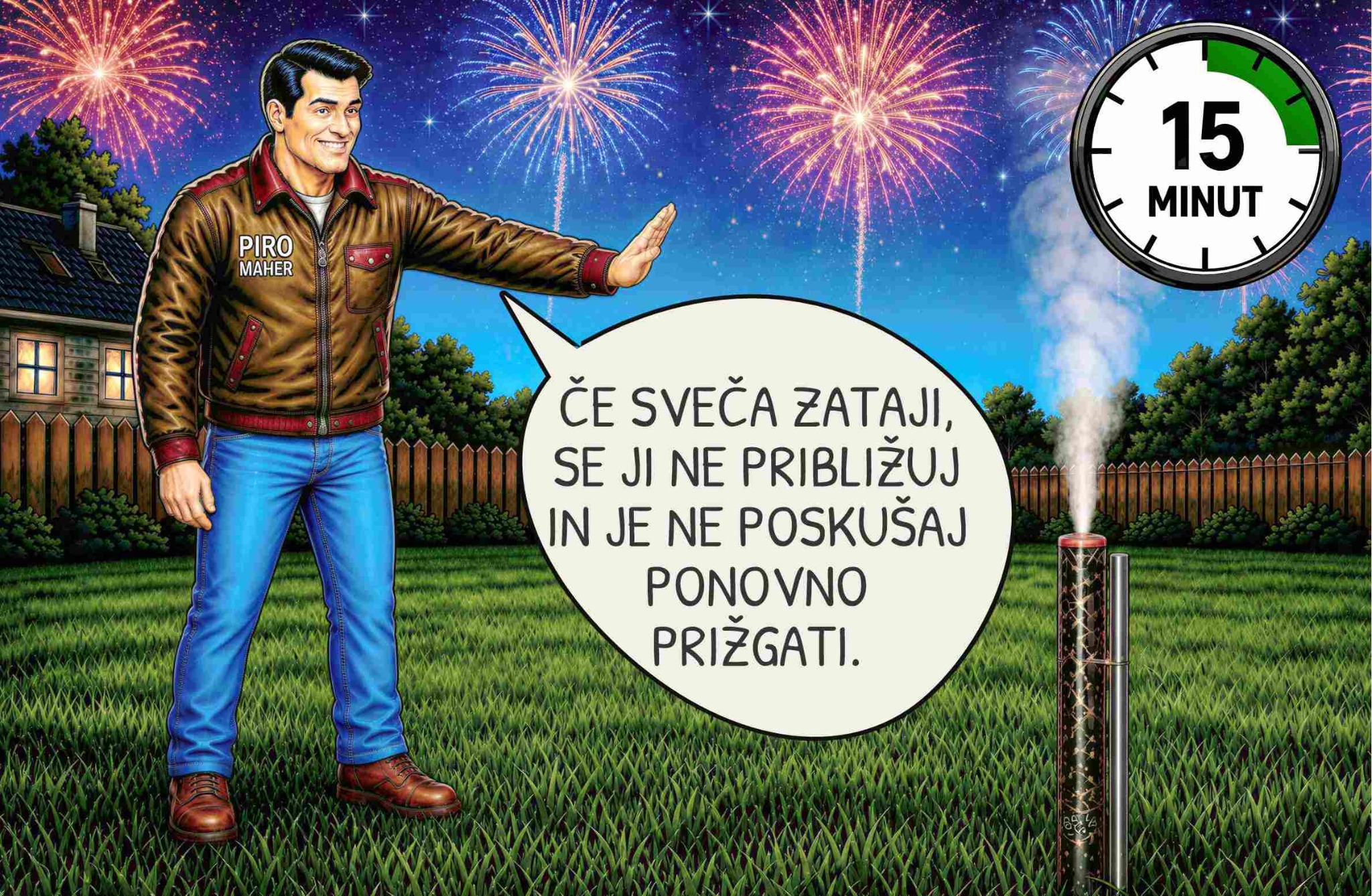 Rimske sveče – korak 6