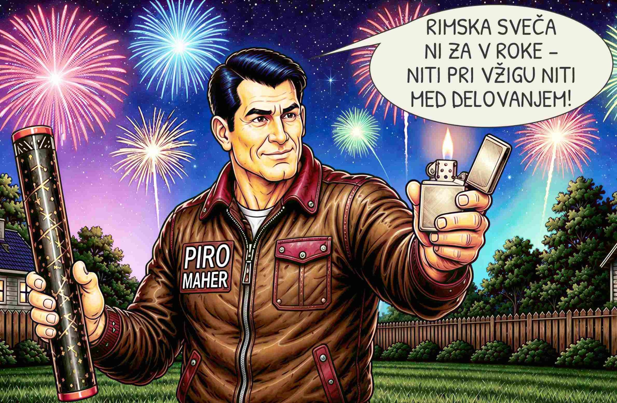Rimske sveče – korak 3