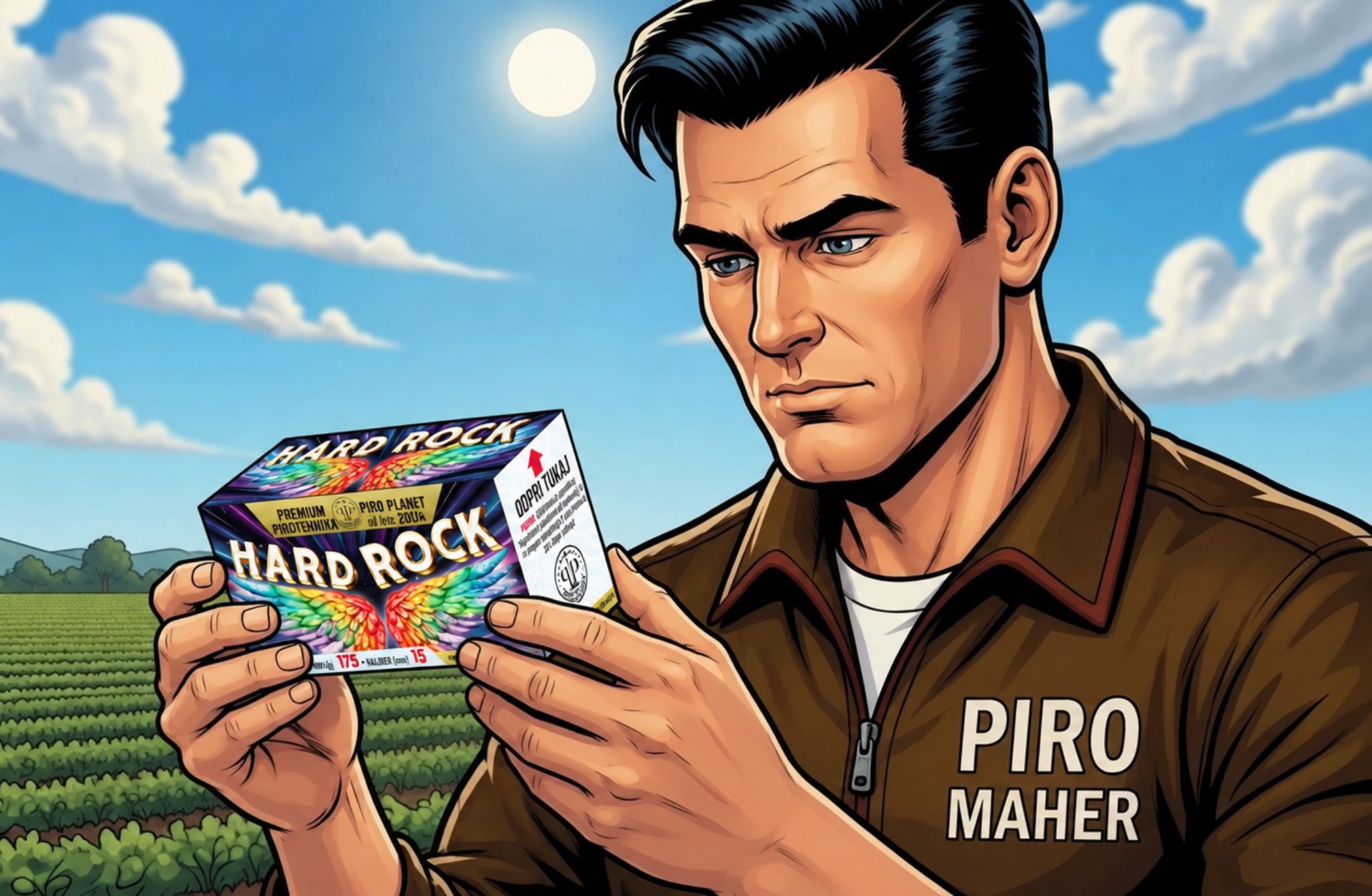 Piro Maher bere navodila na oddajniku zvoka P1