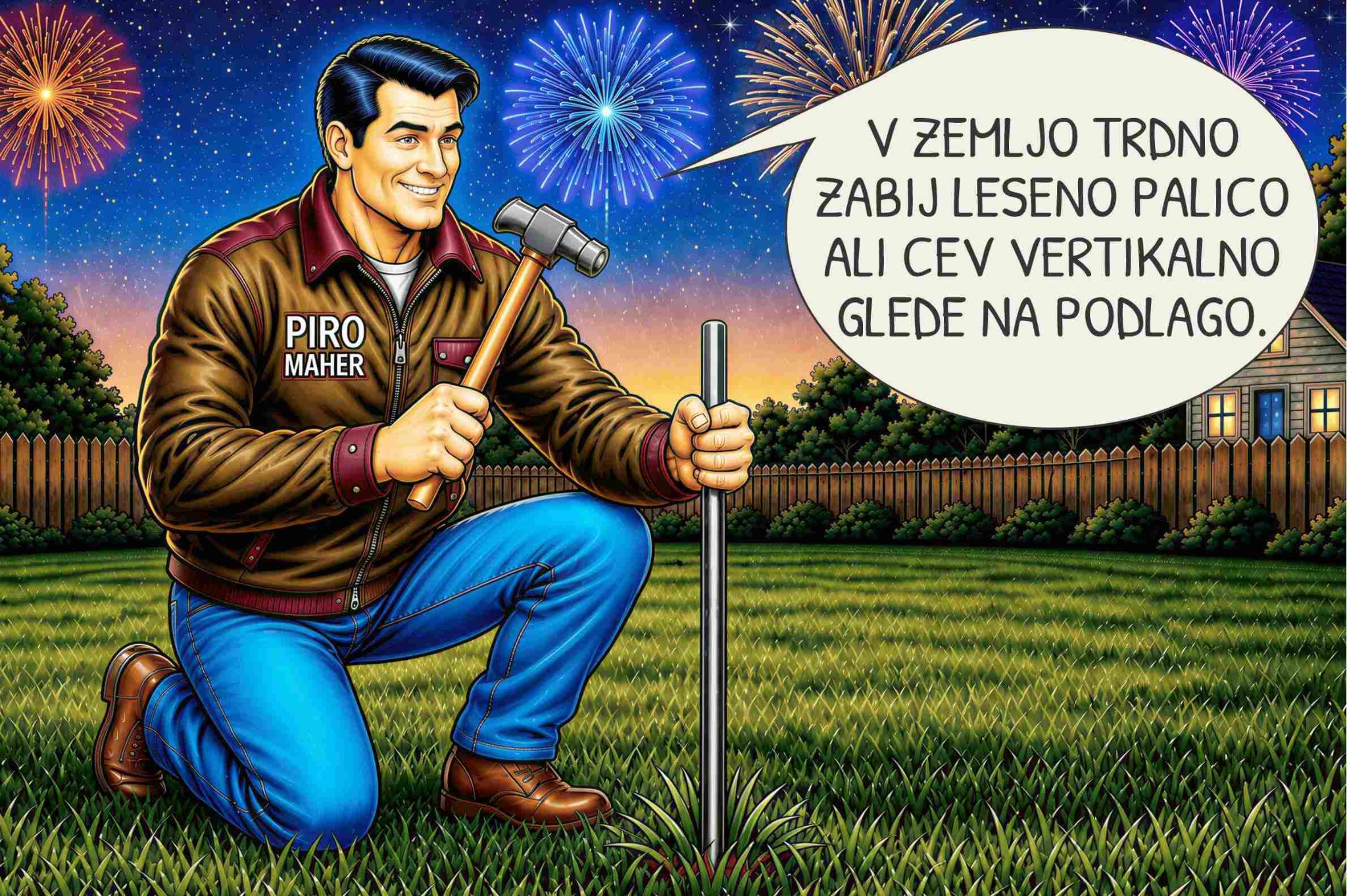 Rimske sveče – korak 1