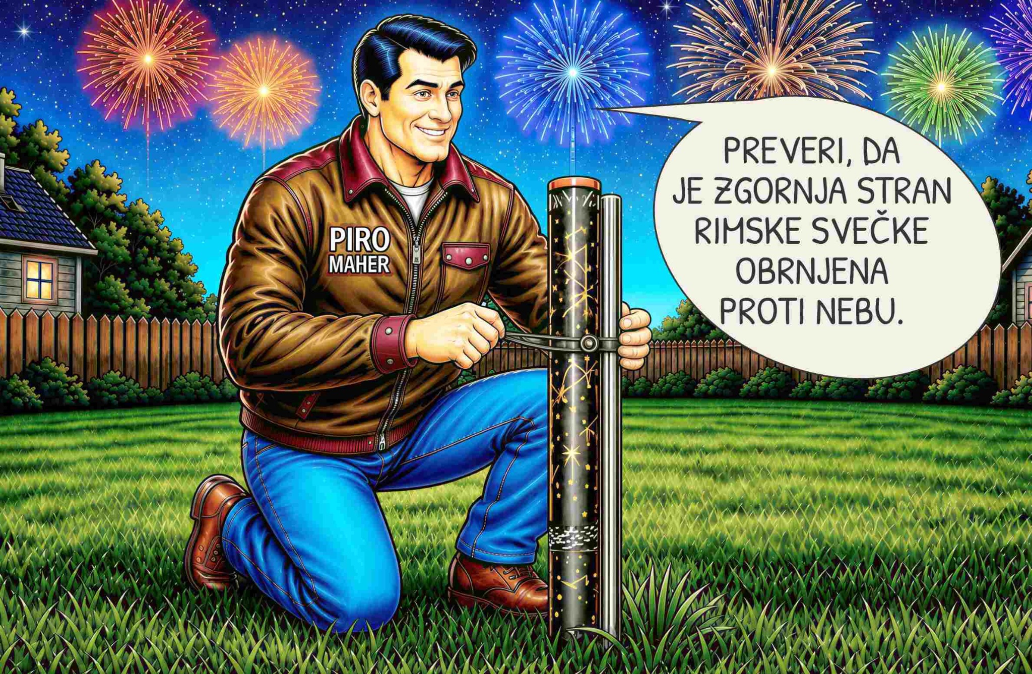 Rimske sveče – korak 2